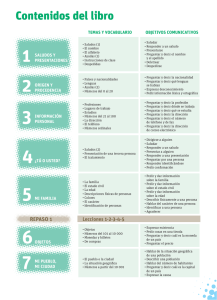 Contenidos del libro