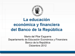 La educación económica y financiera del Banco de la República