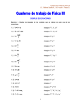 Cuaderno de trabajo de Física III