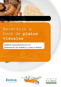 Recetario a base de platos visuales