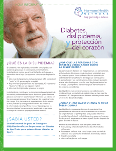 Diabetes, dislipidemia, protección del corazón