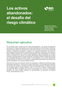 Los activos abandonados: el desafío del riesgo climático