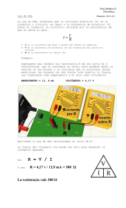 Ley de Ohm - Leyes de Kirchhoff