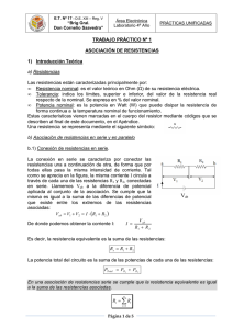 Guía de TP 1 Asociación de Resistencias