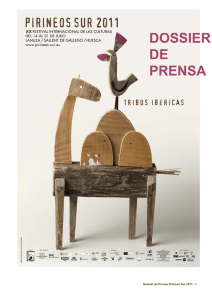 Dossier de Prensa Pirineos Sur 2011 - 1