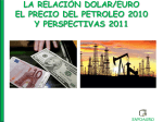 la relación dolar/euro 2010 y perspectivas 2011