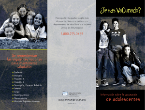 TeHasvaCunado? - Immunize Utah