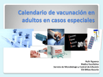 Calendario de vacunación en adultos en casos especiales
