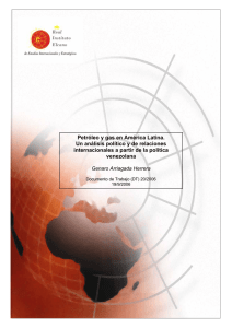 Petróleo y gas en América Latina. Un análisis político y de