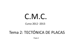 Tema 2: TECTÓNICA DE PLACAS