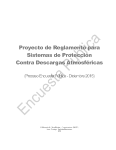 Proyecto de Reglamento para Sistemas de Protección Contra