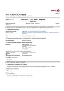 Tinta seca - Cian, Negro, Magenta, Amarillo