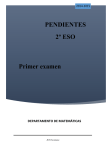 2ESO (Ejercicios para el examen 1).