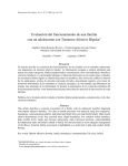 Evaluación del funcionamiento de una familia con un adolescente