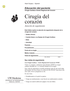 Cirugía del corazón - UWMC Health On-Line