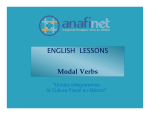 ENGLISH LESSONS Modal Verbs