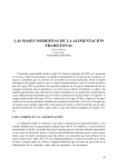 LAS BASES MODERNAS DE LA ALIMENTACIÌN TRADICIONAL