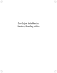 Don Quijote de la Mancha: literatura, filosofía y