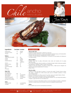 Chile relleno de jaiba