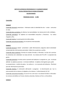 instituto superior de profesorado n° 8 “almirante brown”