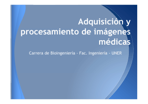 Adquisicion y procesamiento de imagenes medicas