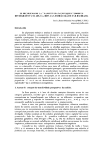 La transitividad en español y en portugués_Natal