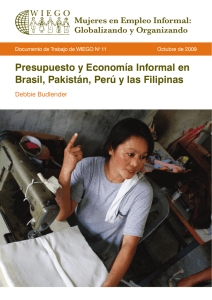 Presupuesto y Economía Informal en Brasil, Pakistán, Perú y las