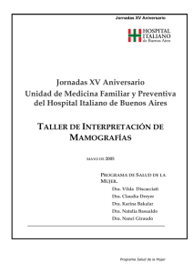 Jornadas XV Aniversario Unidad de Medicina