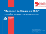 Donación de Sangre en Chile