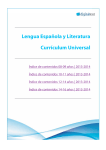 Lengua Española y Literatura Currículum Universal