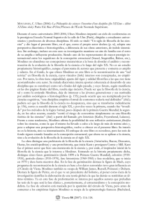 MOULINES, C. Ulises (2006): La Philosophie des - Philsci