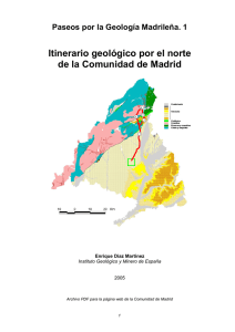 Itinerario Geológico por el Norte de la comunidad de Madrid