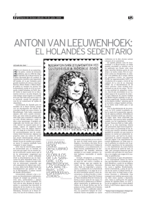 ANTONI VAN LEEUWENHOEK. El holandés sedentario