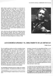 las economías urbanas y el debilitamiento de las distancias