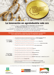 La innovación en agroindustria vale oro