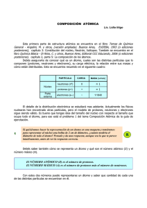 composición atómica - Campus Virtual ORT