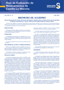 aclidinio, bromuro - Servicio de Salud de Castilla