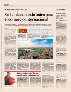 Sri Lanka, una isla única para el comercio internacional