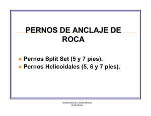 pernos de anclaje de roca - Geco