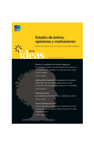 Estados de ánimo, opiniones y motivaciones