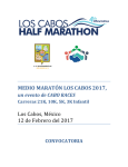 MEDIO MARATÓN LOS CABOS 2017, Los Cabos, México 12 de