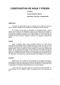 cuentagotas de agua y poesía