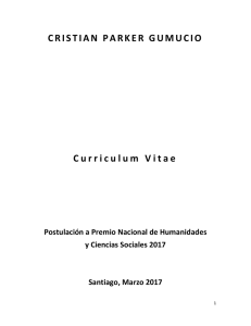 Currículum vitae Dr. Cristian Parker