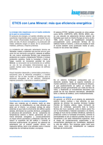 ETICS con Lana Mineral: más que eficiencia energética