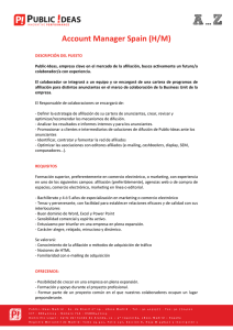 Account Manager Spain (H/M)