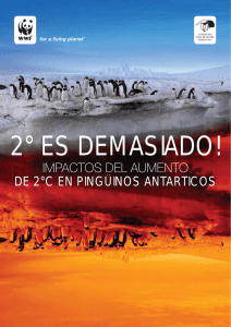 IMPACTOS DEL AUMENTO DE 2°C EN PINGÜINOS ANTARTICOS