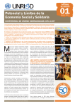 Potencial y Límites de la Economía Social y Solidaria
