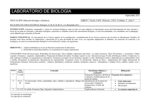 LABORATORIO DE BIOLOGÍA