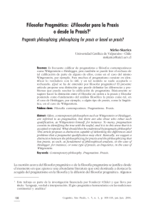 Filosofar Pragmático - Portal de Revistas PUC SP