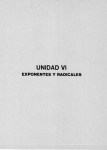 exponentes y ,radicales